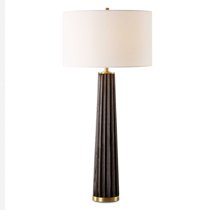 Uttermost 30404-1 Forage Dark Scalloped Table Lamp