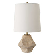 Uttermost 30414-1 Indent Travertine Accent Lamp