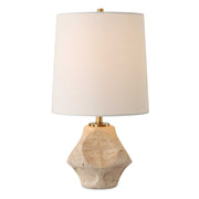 Uttermost 30414-1 Indent Travertine Accent Lamp