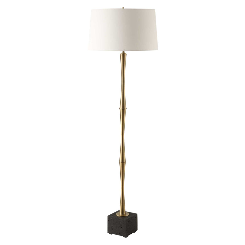 Uttermost 30416 Shino Antique Brass Floor Lamp