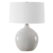 Uttermost 30411 Dribble White Glaze Table Lamp