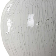 Uttermost 30411 Dribble White Glaze Table Lamp