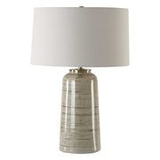Uttermost 30412 Strata Tan Glaze Table Lamp
