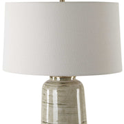 Uttermost 30412 Strata Tan Glaze Table Lamp
