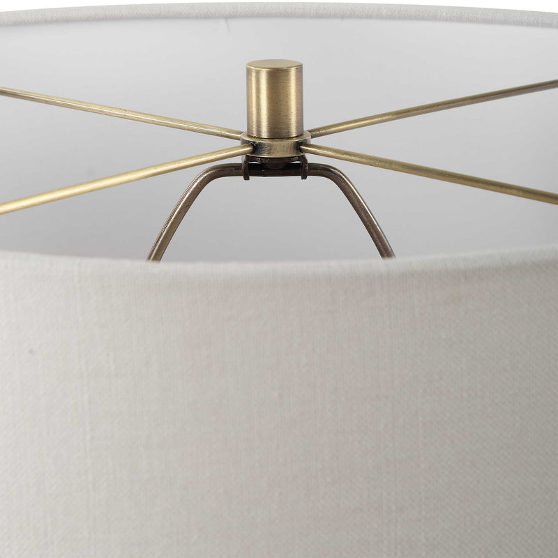 Uttermost 30412 Strata Tan Glaze Table Lamp