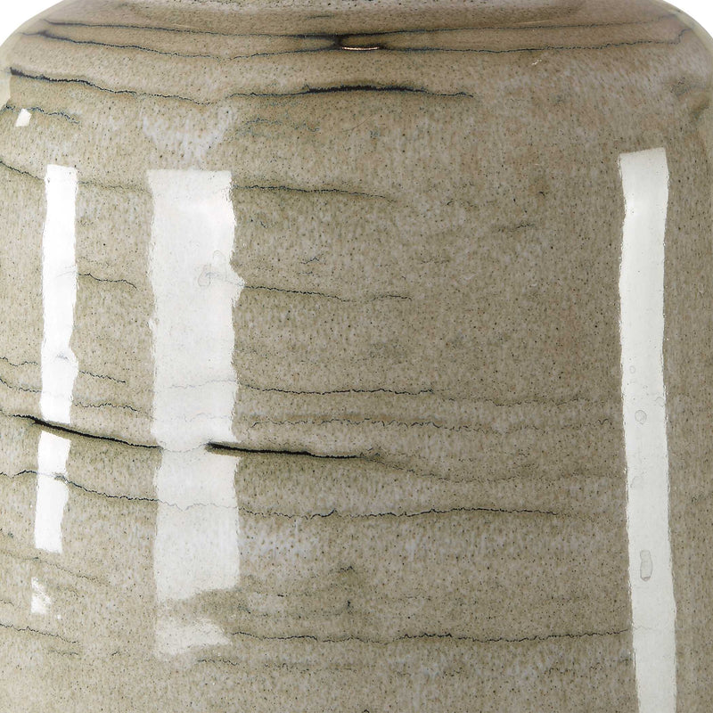 Uttermost 30412 Strata Tan Glaze Table Lamp