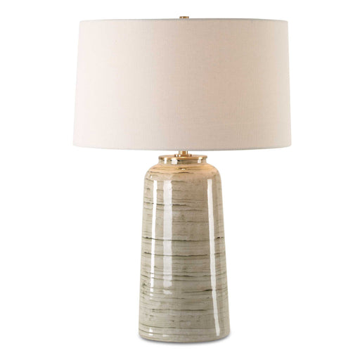Uttermost 30412 Strata Tan Glaze Table Lamp