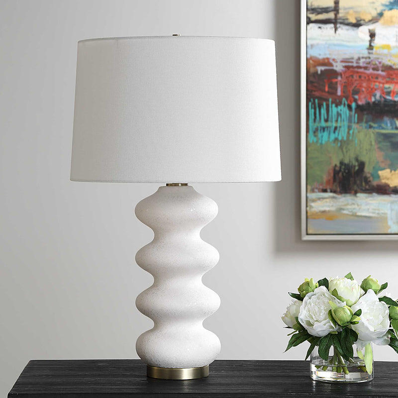 Uttermost 30389-1 Liora White Table Lamp