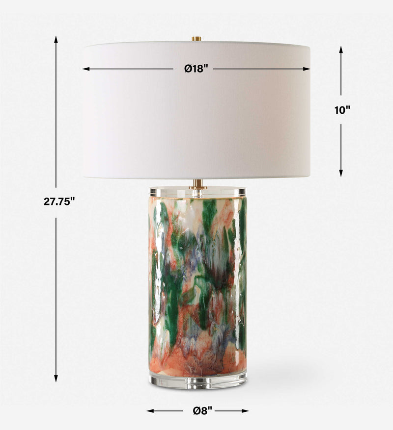 Uttermost 30398 Verdant Multi-Colored Table Lamp