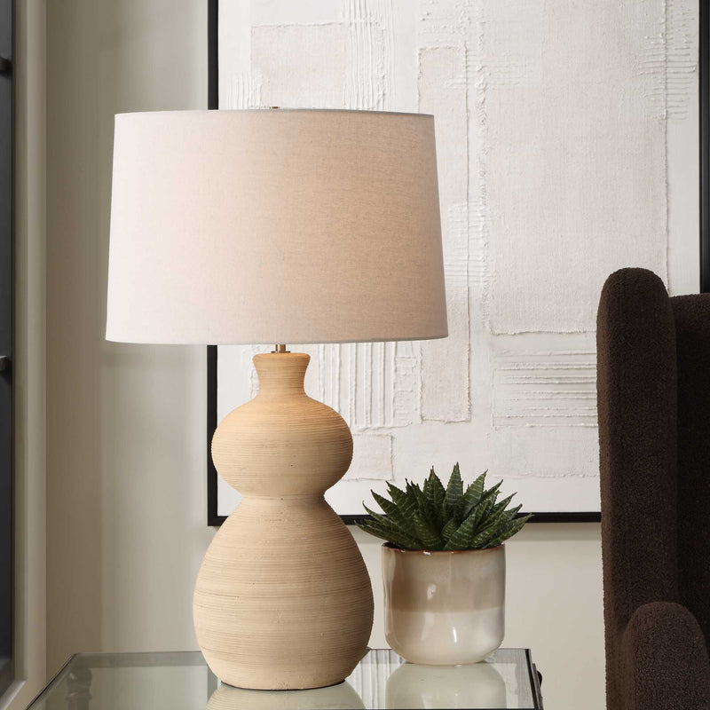 Uttermost 30383-1 Pueblo Fired Clay Table Lamp