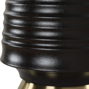 Uttermost 30353-1 Foster Black Glaze Table Lamp