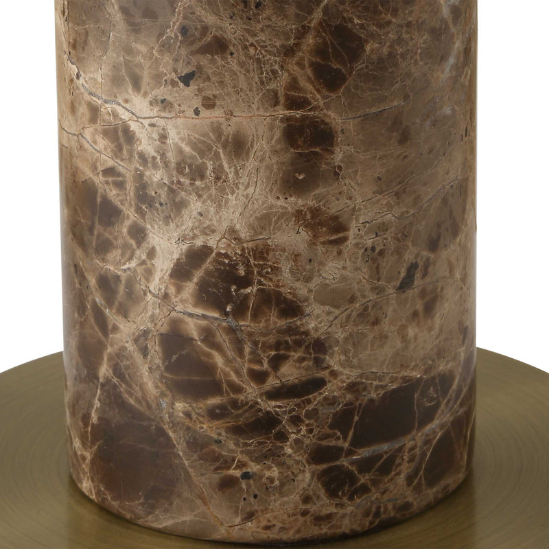 Uttermost 30422 Sepia Brown Marble Buffet Lamp