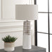 Uttermost 30426 Haven White Glaze Table Lamp
