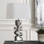 Uttermost 30408-1 Free Flowing Nickel Table Lamp