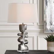Uttermost 30408-1 Free Flowing Nickel Table Lamp