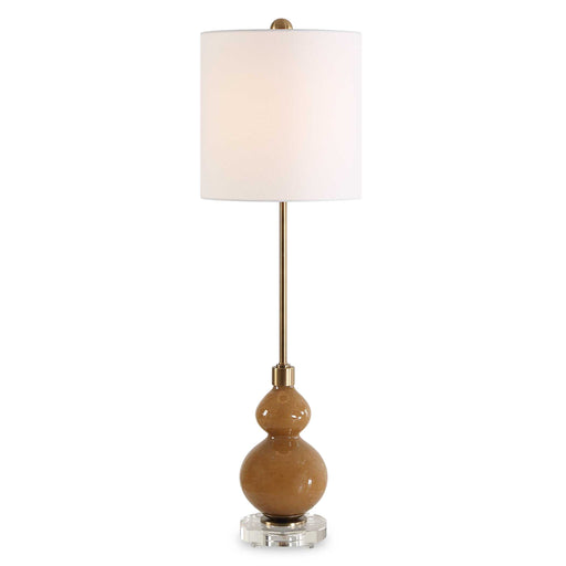 Uttermost 30431-1 Sienna Caramel Glass Buffet Lamp