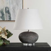 Uttermost 30430-1 Beckley Gray Stone Table Lamp