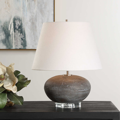 Uttermost 30430-1 Beckley Gray Stone Table Lamp