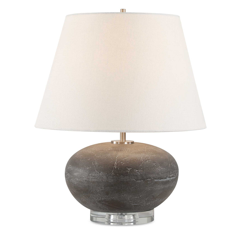 Uttermost 30430-1 Beckley Gray Stone Table Lamp