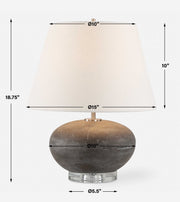 Uttermost 30430-1 Beckley Gray Stone Table Lamp