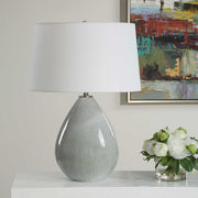 Uttermost 30432 Moray Gray Glaze Table Lamp