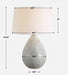Uttermost 30432 Moray Gray Glaze Table Lamp
