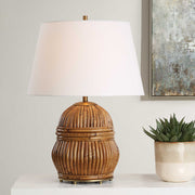 Uttermost 30429 Reed Honey Rattan Table Lamp