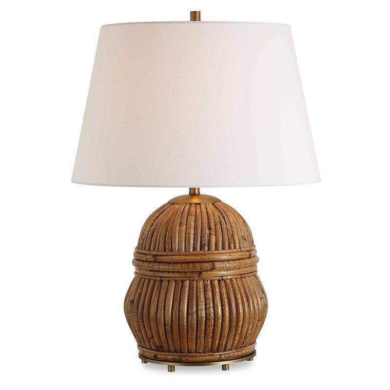 Uttermost 30429 Reed Honey Rattan Table Lamp