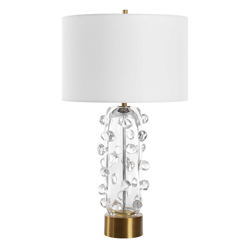 Uttermost 30423 Aura Clear Glass Table Lamp