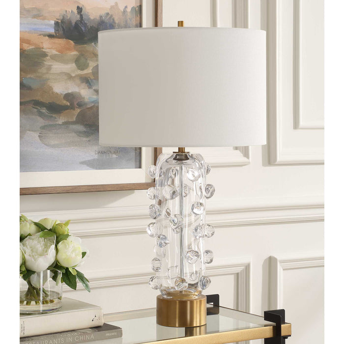 Uttermost 30423 Aura Clear Glass Table Lamp