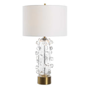 Uttermost 30423 Aura Clear Glass Table Lamp