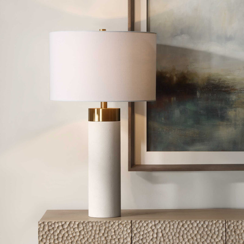 Uttermost 30407 Wessex White Table Lamp