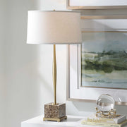 Uttermost 30433 Booker Thin Brass Table Lamp