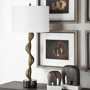 Uttermost 30454-1 Remolino Bronze Table Lamp
