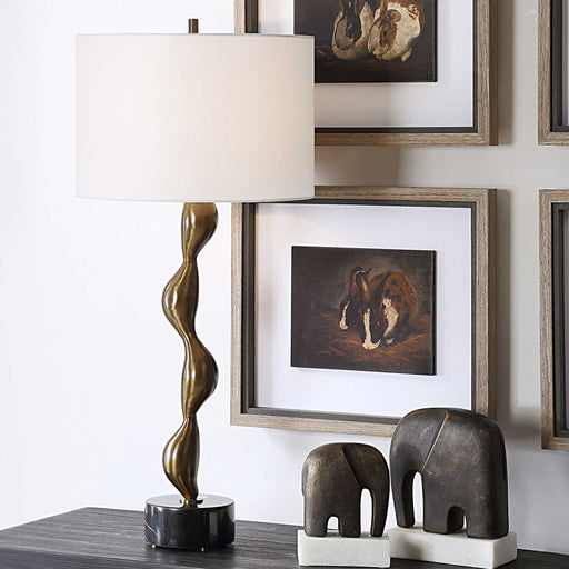 Uttermost 30454-1 Remolino Bronze Table Lamp
