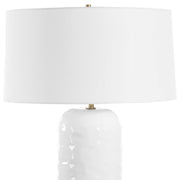Uttermost 30450 Iona White Glaze Table Lamp