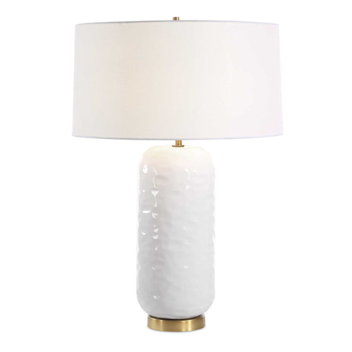 Uttermost 30450 Iona White Glaze Table Lamp