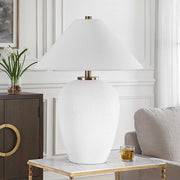 Uttermost 30451 Merriton Matt White Table Lamp