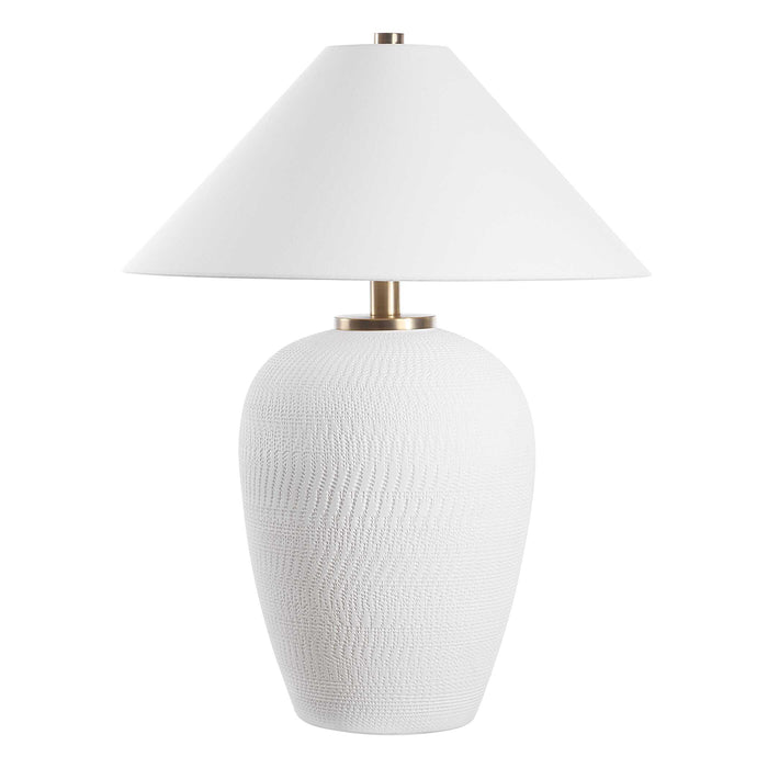 Uttermost 30451 Merriton Matt White Table Lamp