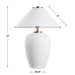 Uttermost 30451 Merriton Matt White Table Lamp