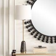 Uttermost 30467 Jenson Black Marble Buffet Lamp