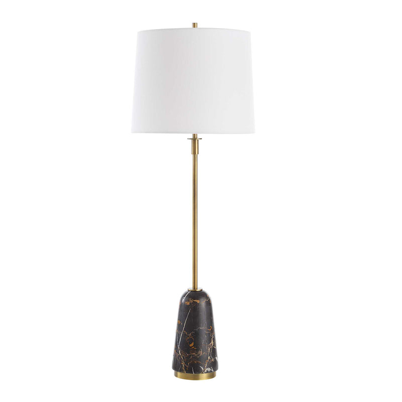 Uttermost 30467 Jenson Black Marble Buffet Lamp