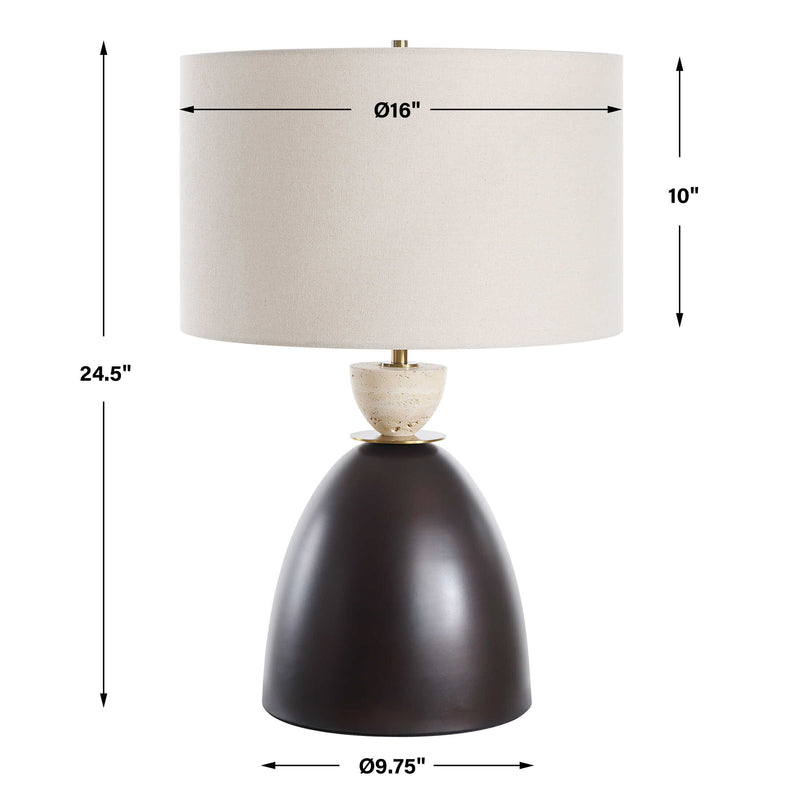 Uttermost 30468-1 Procida Bronze Table Lamp