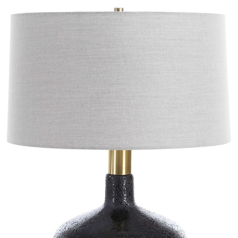 Uttermost 30470 Flanagan Mottled Gloss Table Lamp