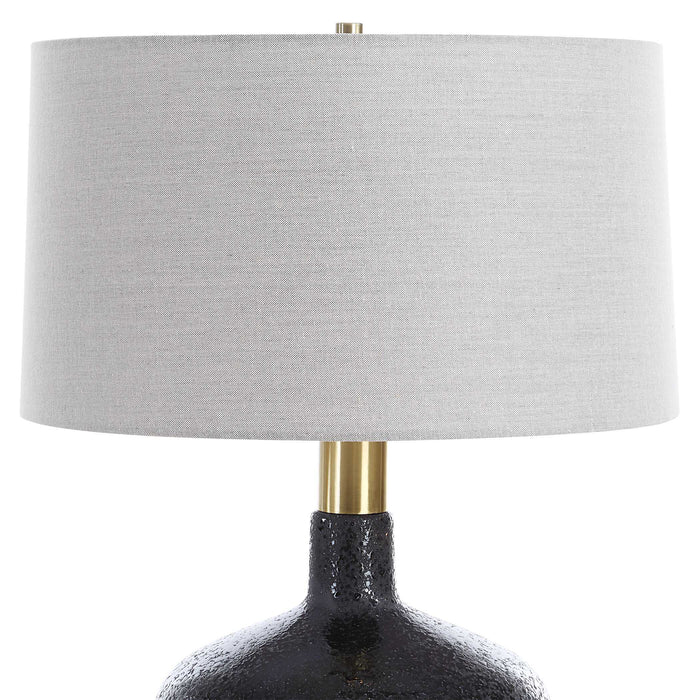 Uttermost 30470 Flanagan Mottled Gloss Table Lamp