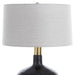 Uttermost 30470 Flanagan Mottled Gloss Table Lamp