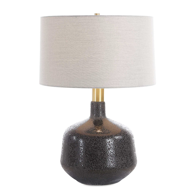 Uttermost 30470 Flanagan Mottled Gloss Table Lamp