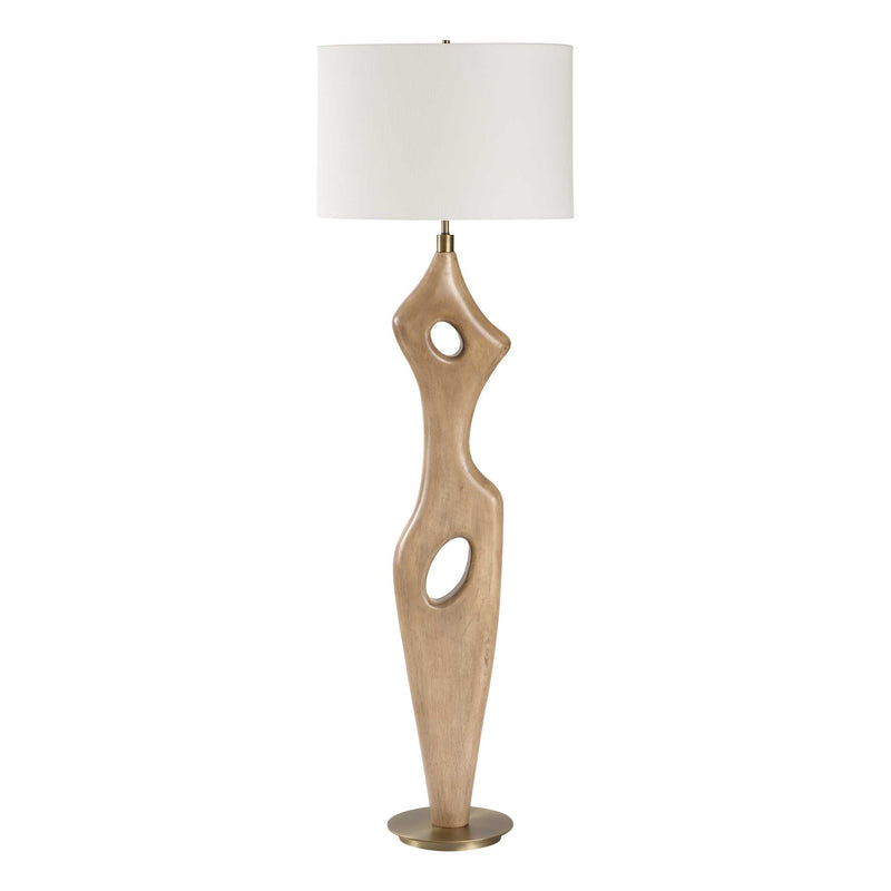 Uttermost 30486-1 Almyra Solid Wood Floor Lamp