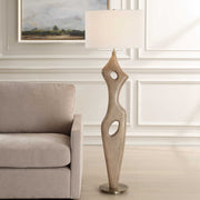 Uttermost 30486-1 Almyra Solid Wood Floor Lamp