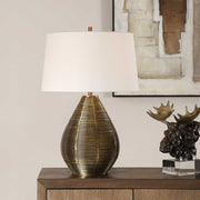 Uttermost 30463 Knowles Brass Table Lamp